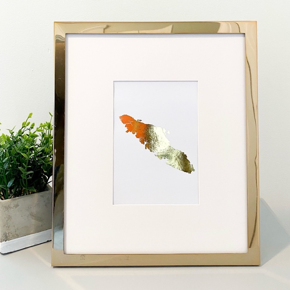 Vancouver Island Foil Print